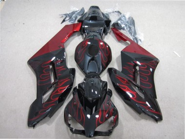 Preto Vermelho Chama Abs Kits Completos Carenagem Moto CBR 1000RR 2004-2005