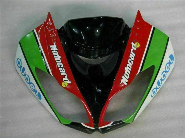 Preto Vermelho Verde Motocard Carenagem Moto ZX6R 2009-2012