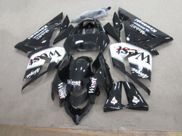 Preto West Ninja Carenagem Moto ZX10R 2003-2005