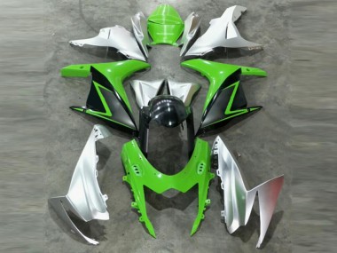 Verde Prata Kits Carenagem Moto GSXR 600 / 750 K11 2011-2021