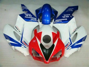 Vermelho Azul Branco Carenagem Moto CBR 1000RR 2004-2005