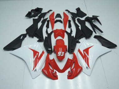 Vermelho Branco 93 Carenagem Moto CBR 125R 2011-2013