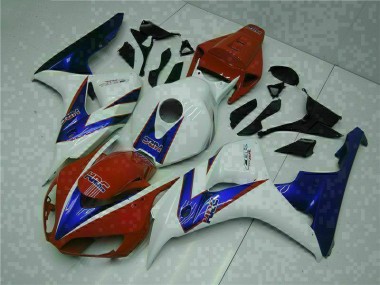 Vermelho Branco Abs Carenagem Moto CBR 1000RR 2004-2005