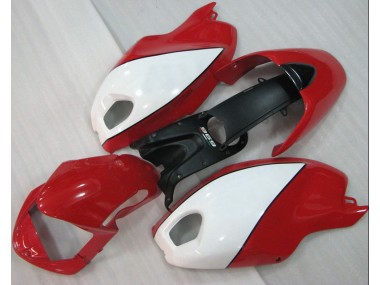 Vermelho Branco Carenagem Moto Ducati Monster 696 2008-2012