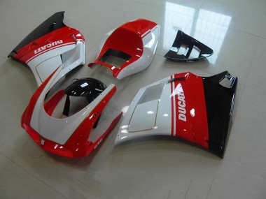 Vermelho Branco Moto Plástico Ducati 748 916 996 996S 1993-2005