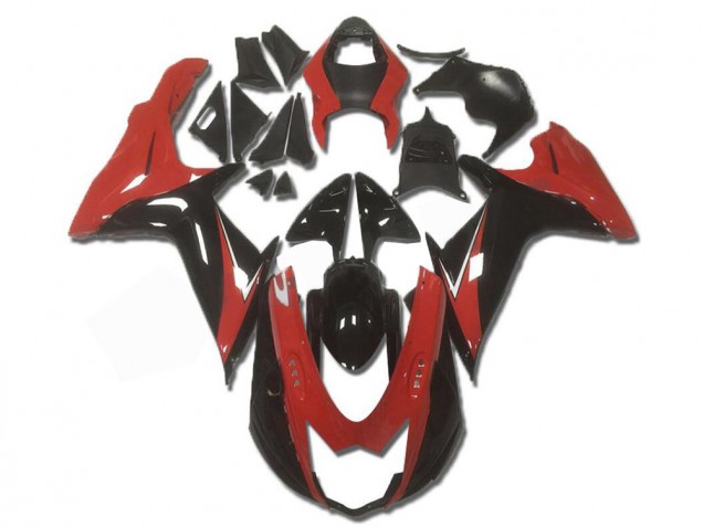 Vermelho Preto Abs Moto Plásticos GSXR 600 / 750 K11 2011-2021