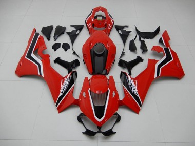 Vermelho Preto Branco Carenagem Moto CBR 1000RR 2017-2023