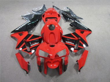 Vermelho Preto Kits Completo Carenagem Moto CBR 600RR 2005-2006